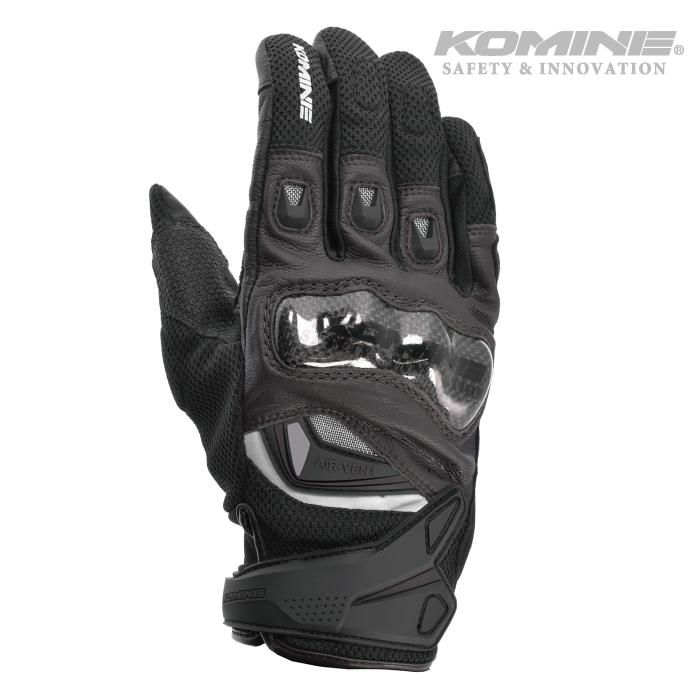 コミネ（Komine） メッシュグローブ GK-224 BROWN カーボンプロテクト 