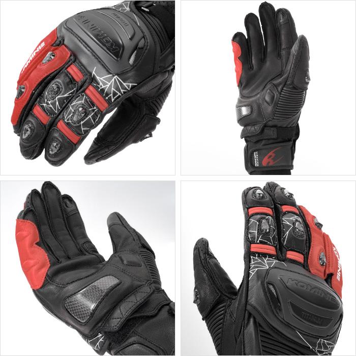 コミネ（Komine） GK-236 チタニウムスポーツグローブ KOMINE 06-236