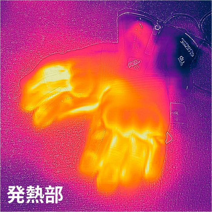 コミネ（Komine） GK-8045 エレクトリックヒートグローブ-カシウス