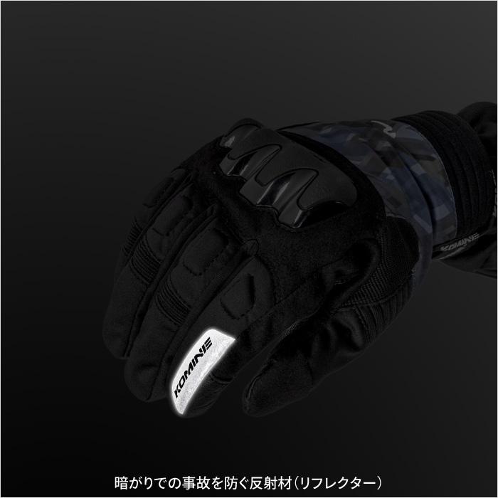 コミネ（Komine） GK-834 OLIVE プロテクトウィンターグローブ KOMINE