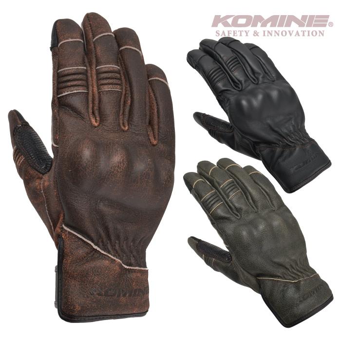 コミネ（Komine） グローブ GK-848 プロテクトレザーウインター