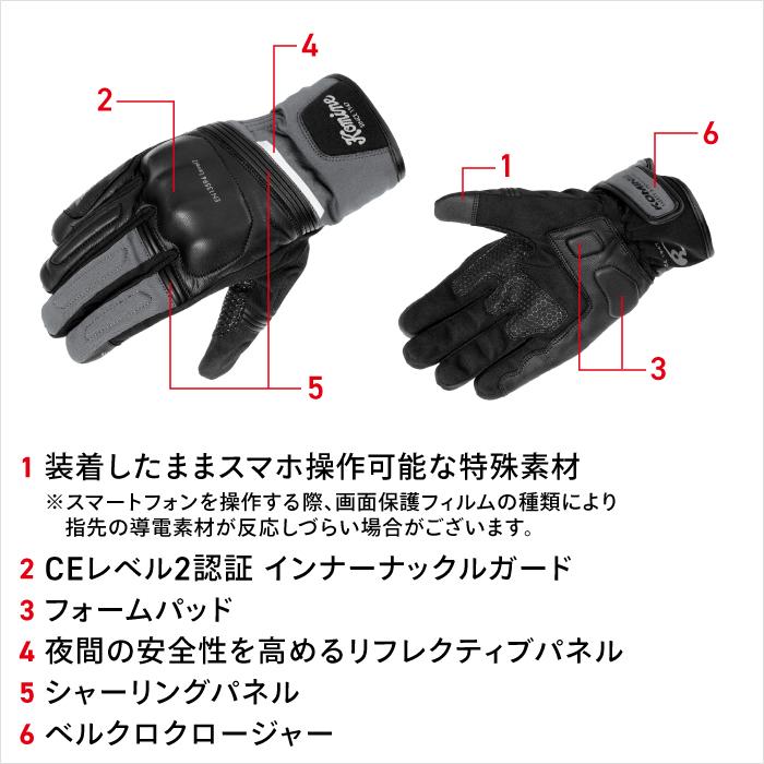 コミネ（Komine） グローブ GK-861 CE2ウインターグローブ ブレイズ