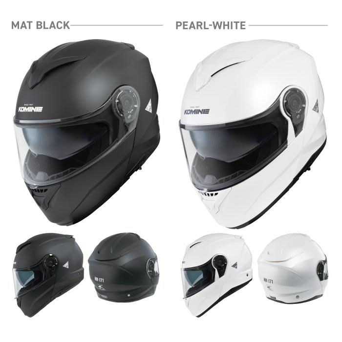 KOMINE システムヘルメット ホワイト HK-171 コミネ（Komine） HK-171 FL システムヘルメット KOMINE 01-171 バイク