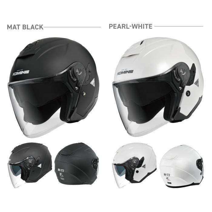 新品未使用品　コミネ(KOMINE) HK-172 FL ジェットヘルメット Webike | KOMINE コミネ HK-172 FL コンポジット FRP ジェット