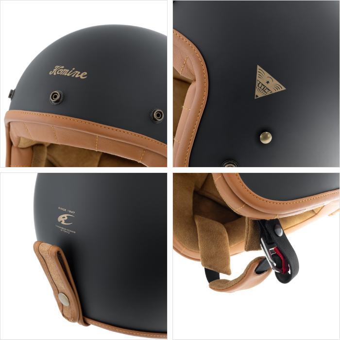 へるめっとのもけい 70年前と同じロゴをあしらったHK-195 ヘリテージレザージェット