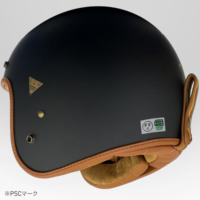 コミネ HK-195 ヘリテージ レザー ジェット ヘルメット KOMINE コミネ HK-195 ヘリテージ レザー ジェット ヘルメット KOMINE