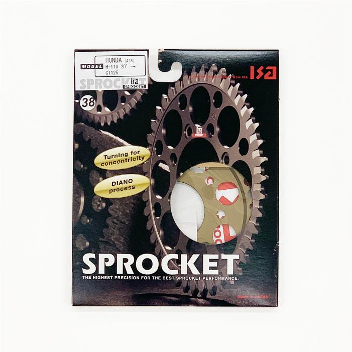 アイエスエー リアスプロケット 38T ホンダ スーパーカブ110