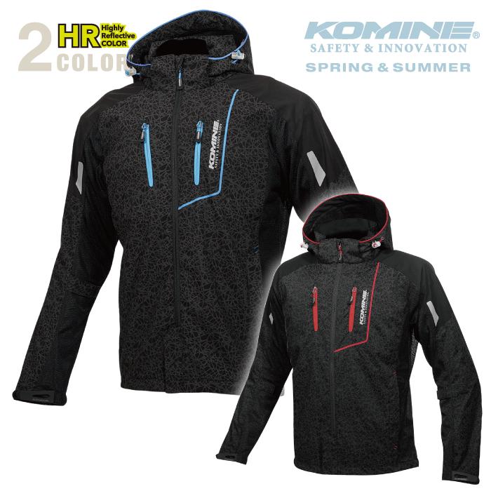 KOMINE バイクジャケット L ブラック　ハーフメッシュ　春　夏 Amazon | [KOMINE] バイク用 ジャケット JK-166 ハーフレザー