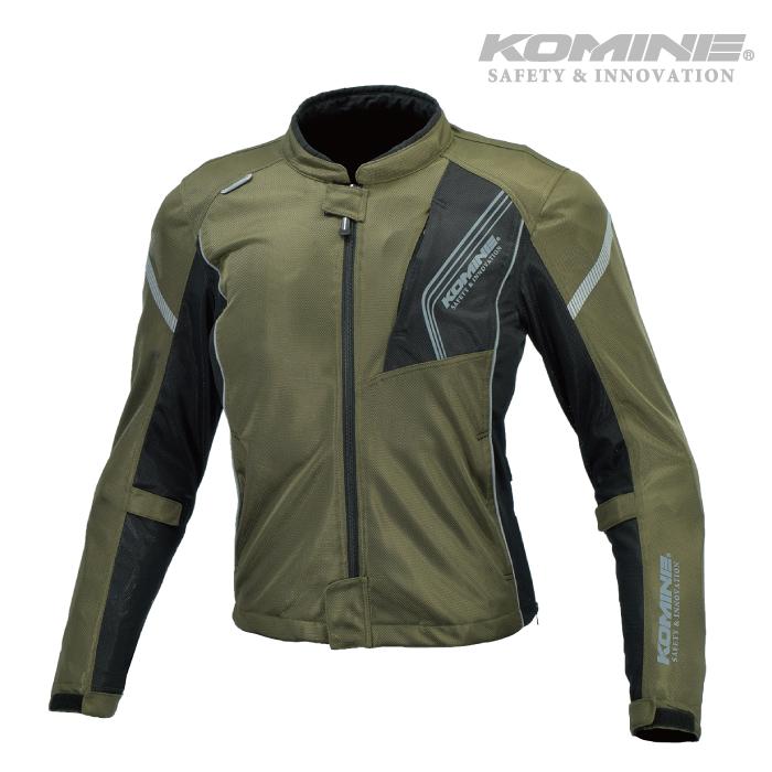 KOMINE メッシュジャケット オリーブ コミネ メッシュジャケット JK-128 OLIVE プロテクトフル