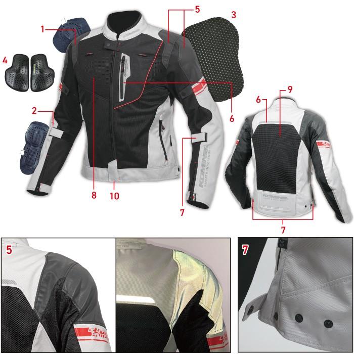 コミネ Jk 131 リフレクトライディングメッシュジャケット Komine 07 131 春夏バイクジャケット Ce規格パッド付 涼しい 19年モデル Jk 131 バイク用品の車楽 通販 Yahoo ショッピング