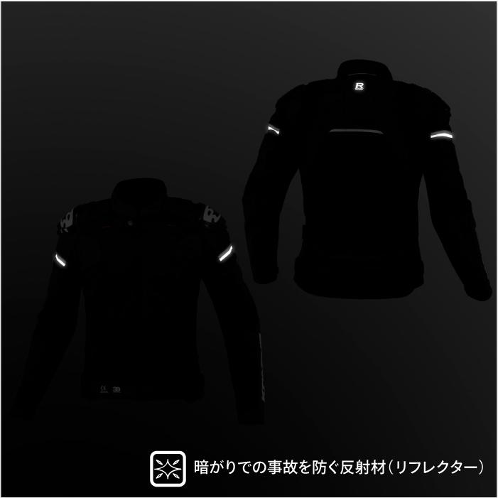 コミネ（Komine） メッシュジャケット JK-167 レザーメッシュRスペック