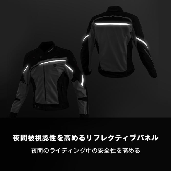 コミネ（Komine） メッシュジャケット JK-178 R-SPEC ハーフメッシュ