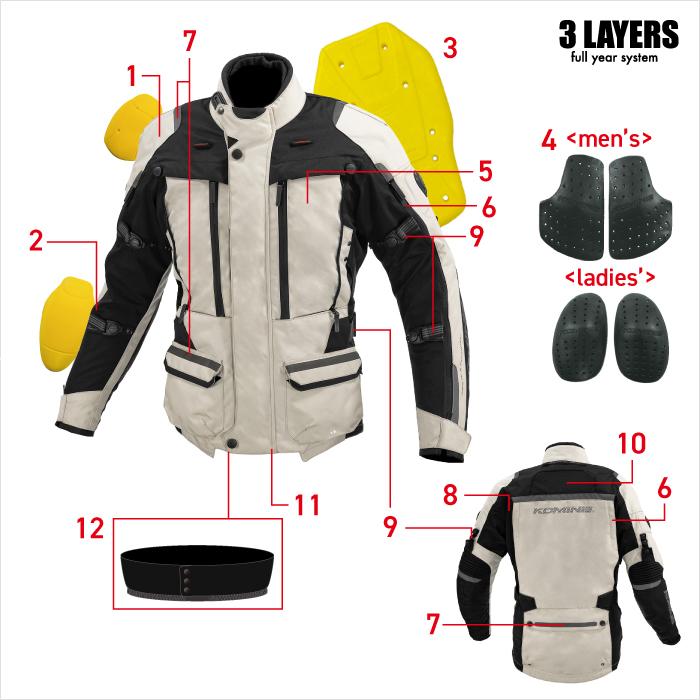 【極美品 L】コミネ ライダースジャケット バイクジャケット ツーリング ピンク 極美品 L】コミネ ライダースジャケット バイクジャケット