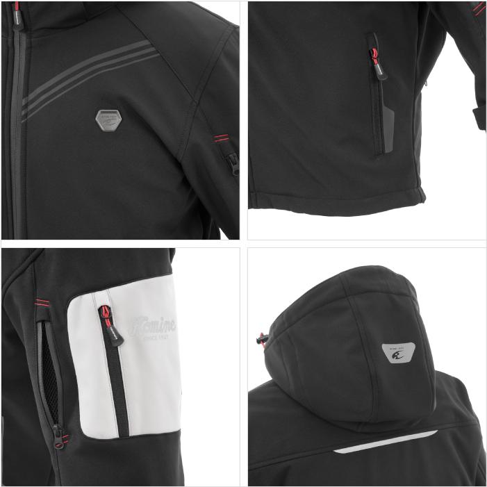 コミネ（Komine） ジャケット JK-5795 エニグマG2 ソフトシェルパーカ