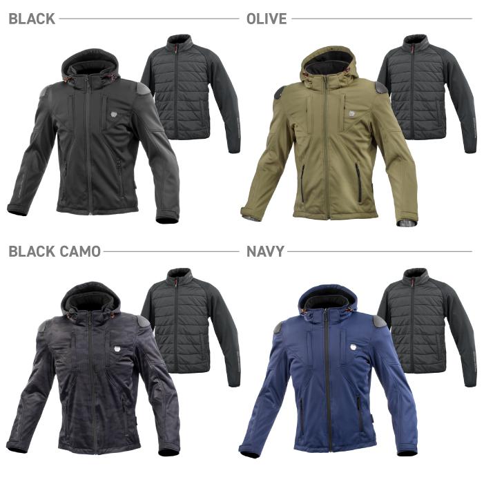 ジャケット・アウター nemu コミネ ジャケット JK-6235 ハイプロテクトソフトシェルシステム