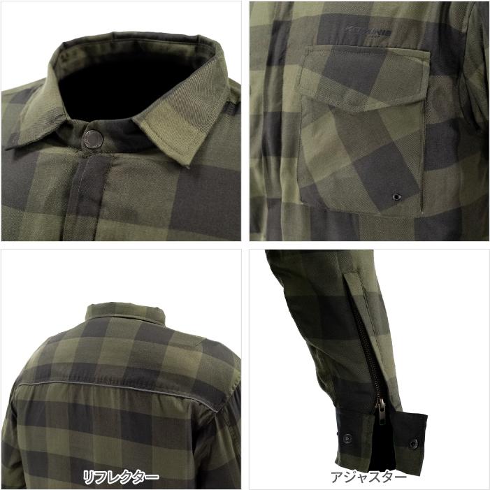 コミネ ジャケット JK-626 プロテクトウォームライディングシャツ Z