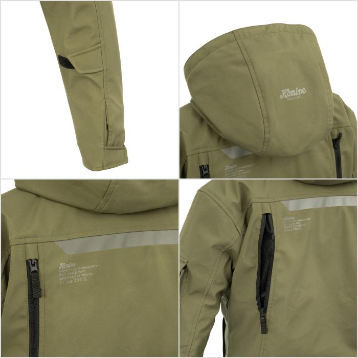 コミネ（Komine） ジャケット JK-639 大きなサイズ 5XLB エニグマG2