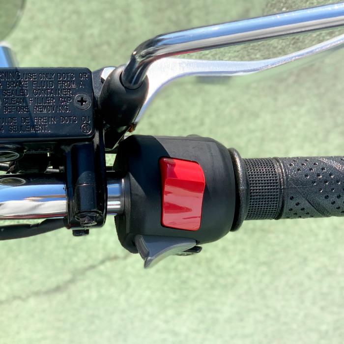 ホンダ純正 加工品 Dax125(JB04)用 ダックス125 右集合スイッチ ハザード機能 汎用スイッチ追加の画像