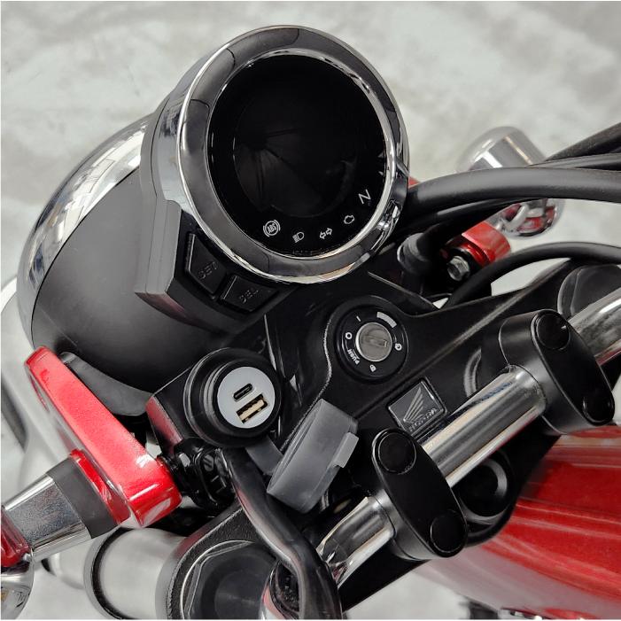 ホンダ ダックス DAX125(JB04) シフトインジケーター ハーネスキット + USBチャージャー MOTOLINE HONDA |  | 11