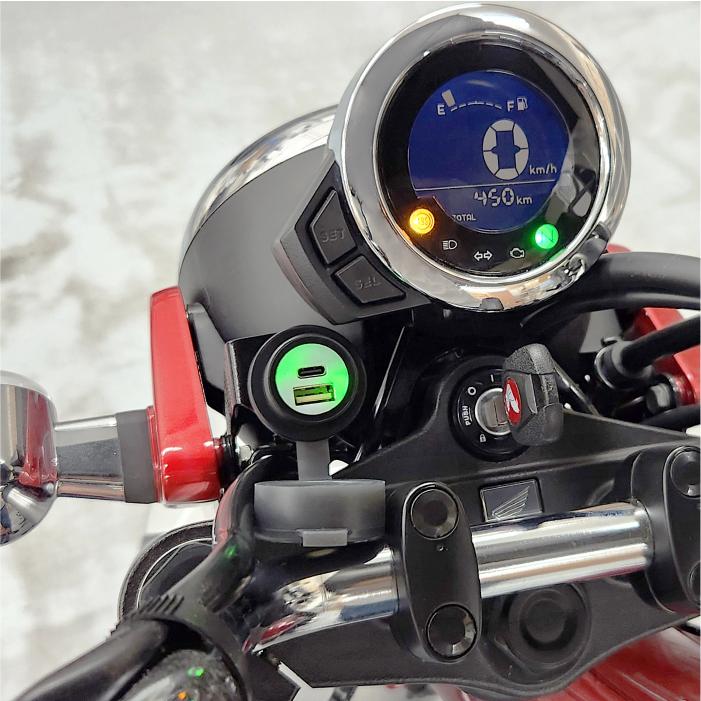 ホンダ ダックス DAX125(JB04) シフトインジケーター ハーネスキット + USBチャージャー MOTOLINE HONDA |  | 13