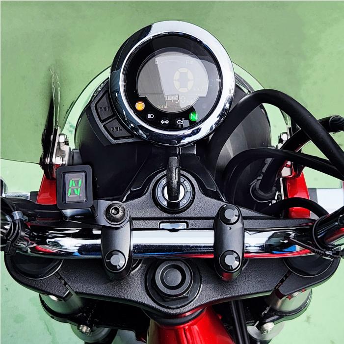 ホンダ ダックス DAX125(JB04) シフトインジケーター ハーネスキット + USBチャージャー MOTOLINE HONDA |  | 14