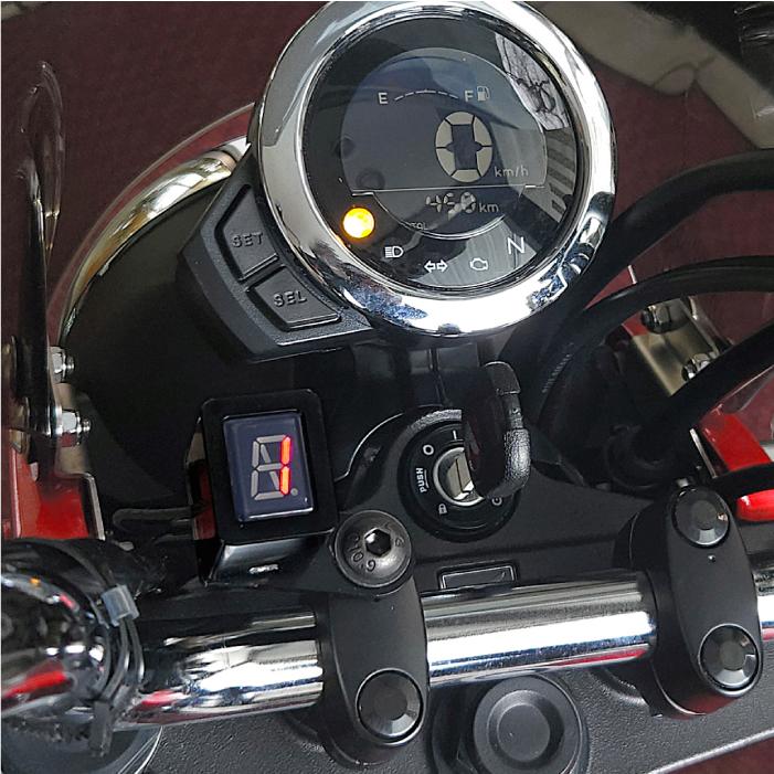 ホンダ ダックス DAX125(JB04) シフトインジケーター ハーネスキット + USBチャージャー MOTOLINE HONDA |  | 15