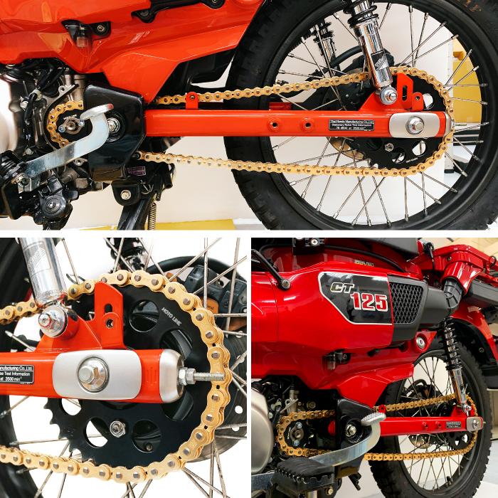 ホンダ ハンターカブCT125用 チェーン＆スプロケット 520コンバート