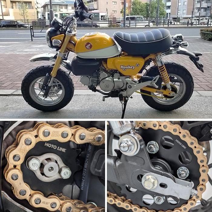 ホンダ モンキー125 JB02用 チェーン＆スプロケット 520コンバート