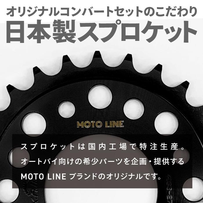 ホンダ スーパーカブC125 JA58・JA71用 チェーン＆スプロケット 520