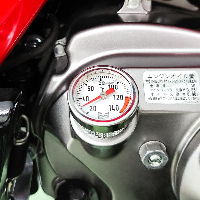 MOTOLINE ホンダ ハンターカブ CT125(JA55 JA65)用 油温計 M20 MOTOLINE ホンダ ハンターカブ CT125(JA55 JA65)用 油温計 M20