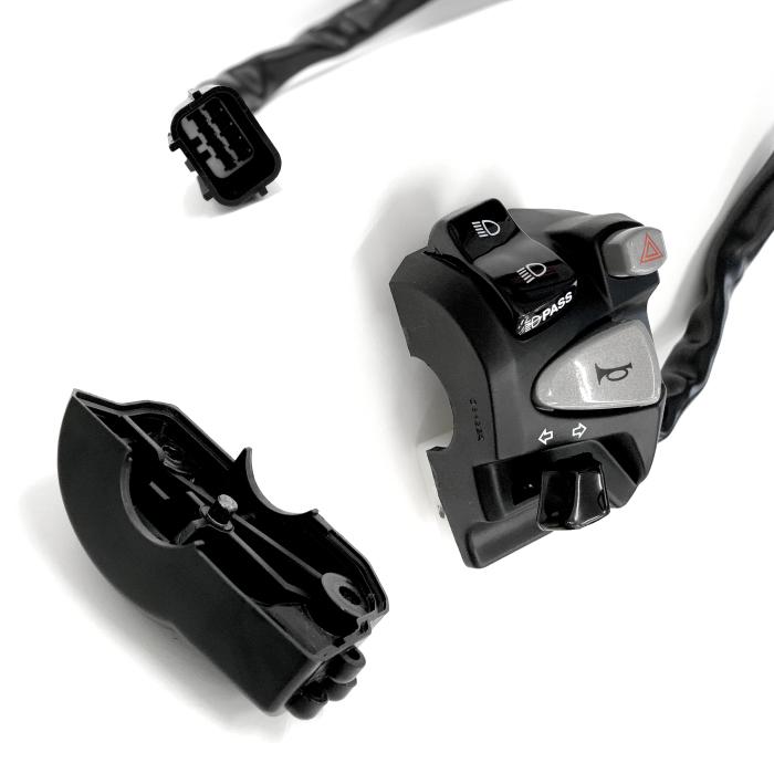 ハンターカブCT125 / ダックス 左ハンドルスイッチ ハザードパッシング機能 ホンダ純正 加工品 ハンターカブ CT125 DAX125用 左集合スイッチ