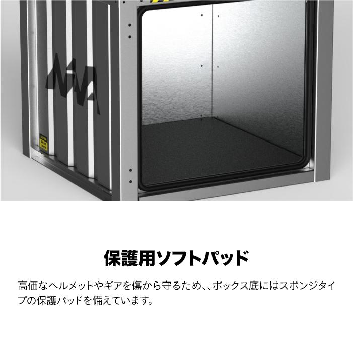 ニアナ コンテナトップボックス アルミトップケース 68リットル NIANA Lサイズ リアボックス ツーリング 防犯_7