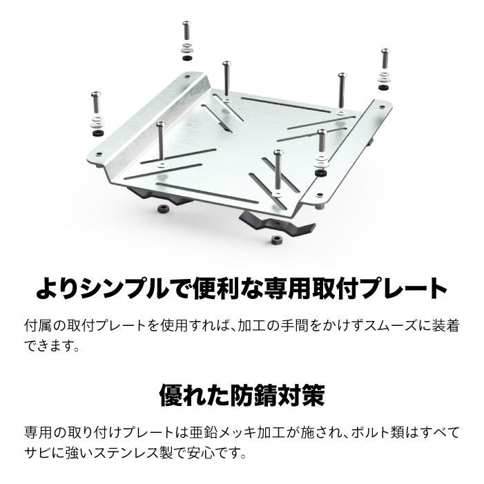 ニアナ コンテナトップボックス アルミトップケース 68リットル NIANA Lサイズ リアボックス ツーリング 防犯_9