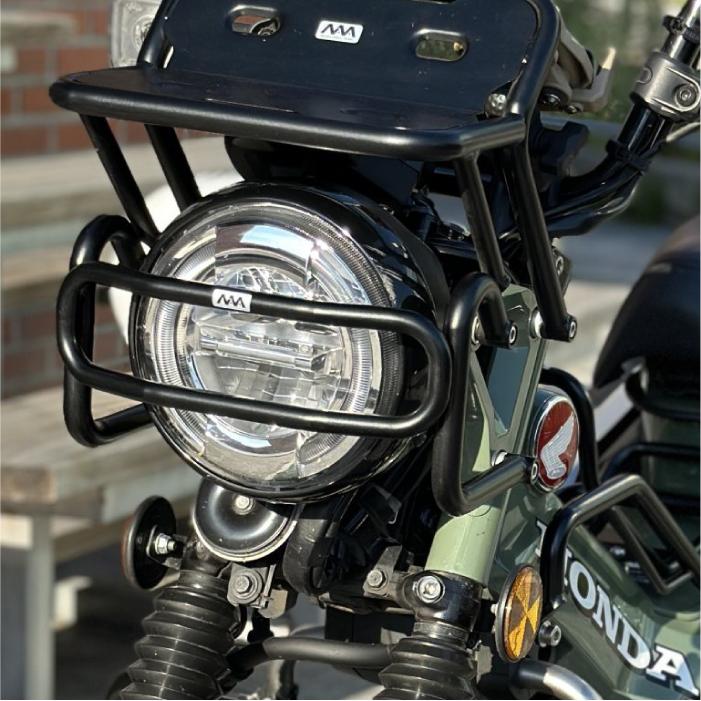 ニアナ ヘッドライトラック ブラック ホンダ CT125 JA65用 ハンターカブ HONDA NIANA HEADLIGHT RACK 積載の画像