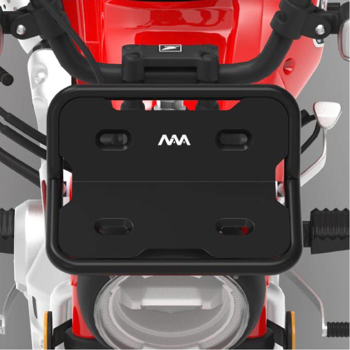 ニアナ ヘッドライトラック ブラック ホンダ CT125 JA65用 ハンターカブ HONDA NIANA HEADLIGHT RACK 積載の画像