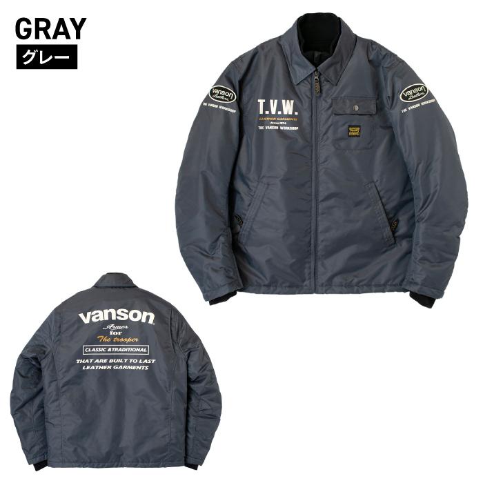 VANSON バンソン ジャケット SVS2405W コーチジャケット バイク VANSON バンソン ジャケット SVS2405W コーチジャケット バイク