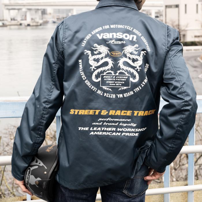 VANSON（バンソン） SVS2605S コーチジャケット バイク 2026年春夏