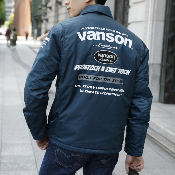 VANSON（バンソン） TVS2509W コーチジャケット バイク 2025-26年秋冬