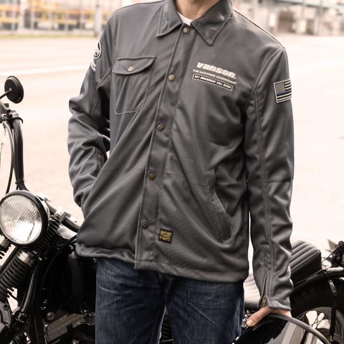 VANSON（バンソン） TVS2603S メッシュコーチジャケット バイク 2026年