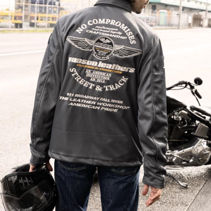 VANSON（バンソン） TVS2603S メッシュコーチジャケット バイク 2026年