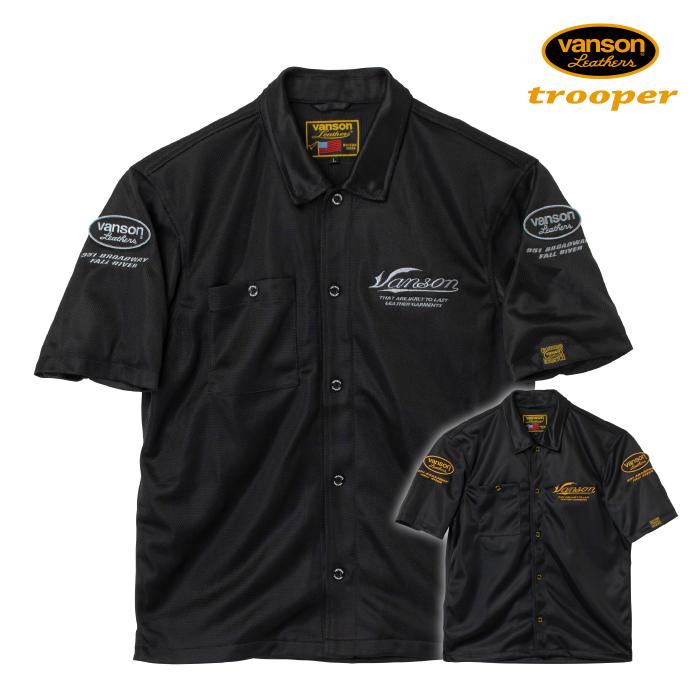 VANSON（バンソン） TVS2605S メッシュワークシャツ バイク 2026年春夏