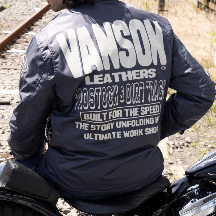VANSON（バンソン） TVS2609W コーチジャケット バイク 26-27年秋冬