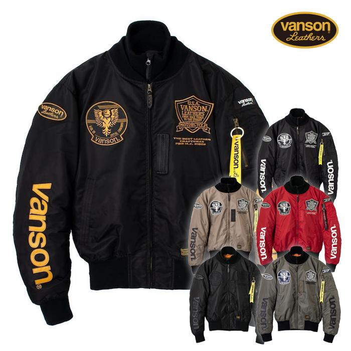 VANSON[バンソン] 防寒防水 MA-1ライダースジャケット VS22108W｜Yahoo