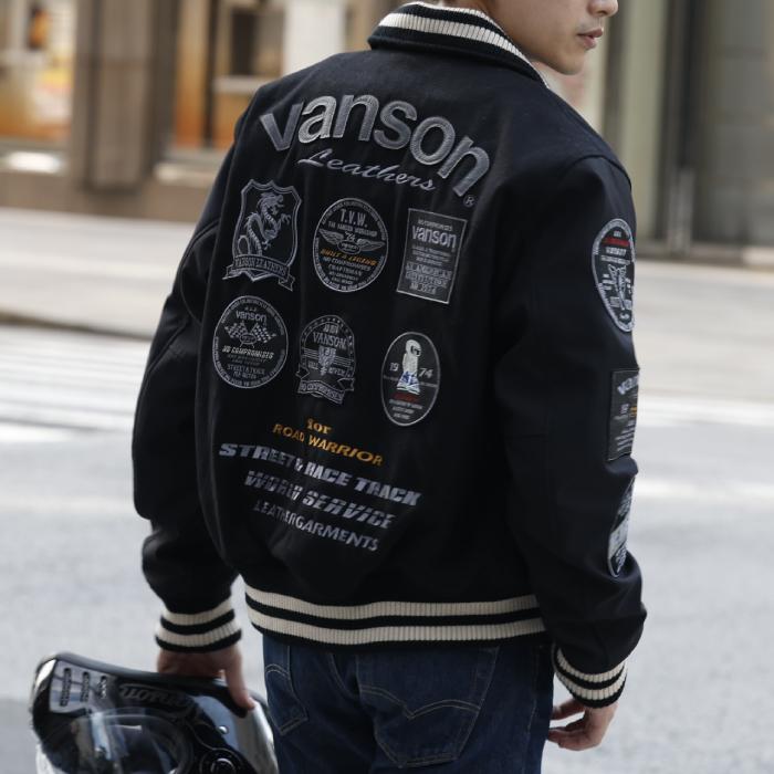 VANSON（バンソン） VS25107W アワードジャケット バイク 2025-26年