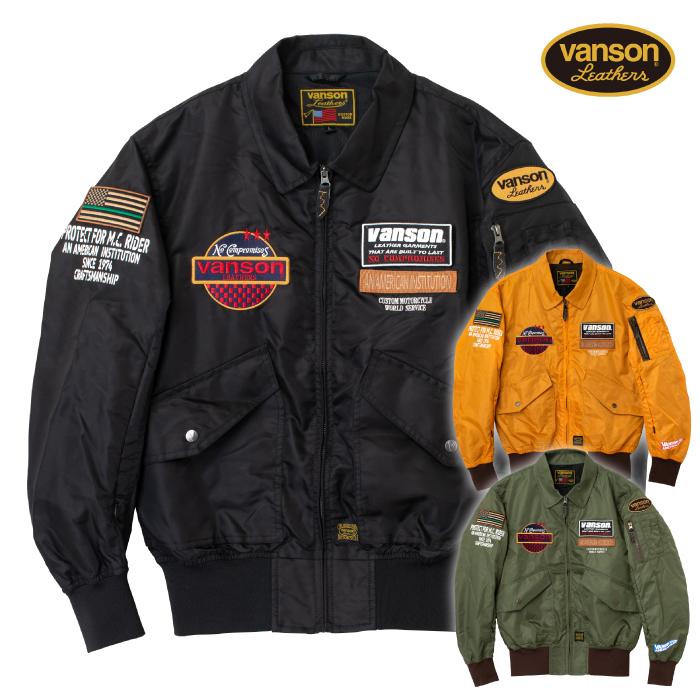VANSON（バンソン） VS26106S フライトジャケット バイク 26-27年秋冬