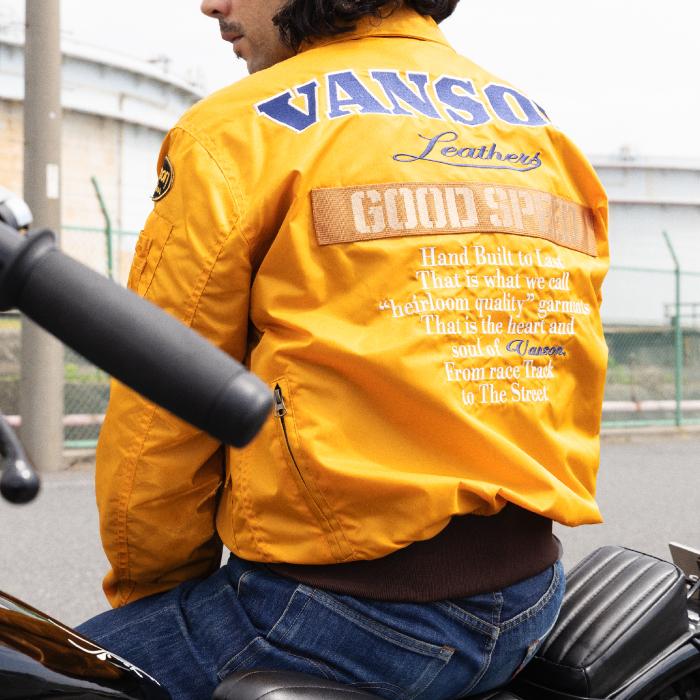 VANSON（バンソン） VS26106S フライトジャケット バイク 26-27年秋冬