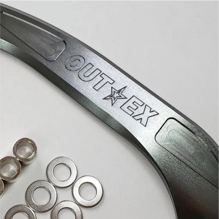 OUTEX ステアリング ステム スタビライザー SS19-ALB アルミ素地 アウ