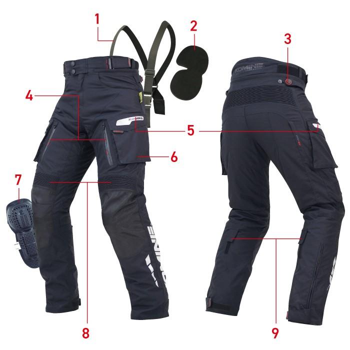 コミネ Pk 914 5xlb 6xlb 大きなサイズ ウインターパンツ ゲルマニア Komine 07 914 バイクパンツ 秋冬 防水 透湿 Ce規格パッド付 サスペンダー Pk 914b バイク用品の車楽 通販 Yahoo ショッピング