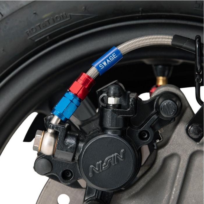 スウェッジライン SWAGE-LINE PRO フロントホースキット XSR125 赤＆青