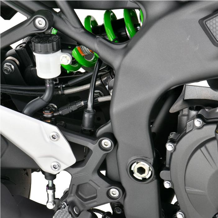 SWAGE-LINE 直送品 スウェッジラインプロ リアホースキット カワサキ